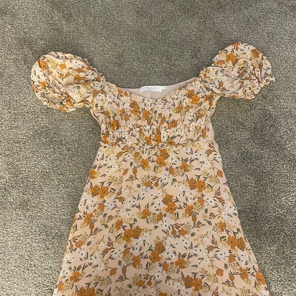 Floral Dress with fitted top